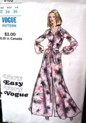 8185 VOGUE EZ '70 ZIPPY PALAZZO JUMPSUIT PATTERN 12